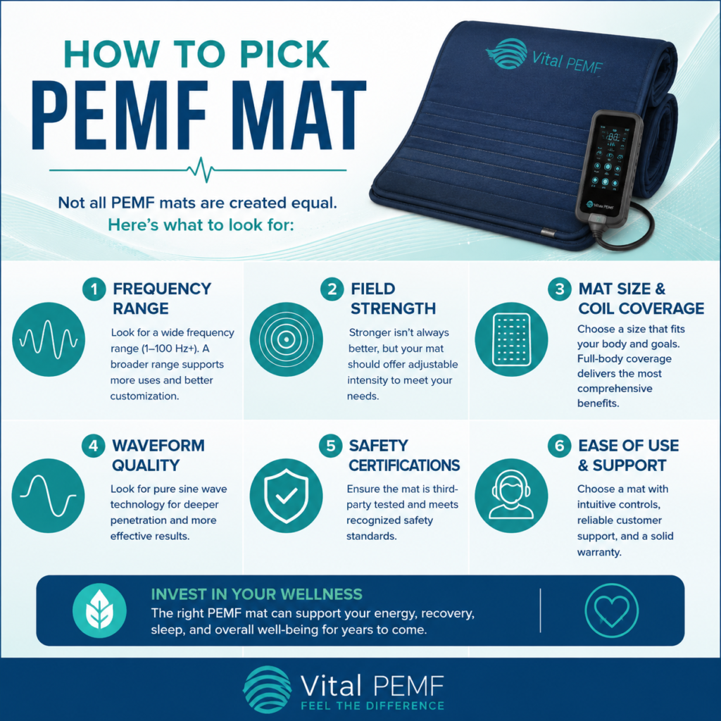 How to pick pemf mat